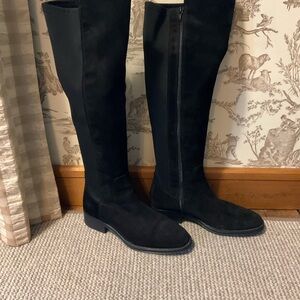 Elegant Black Knee-High Women's Boots